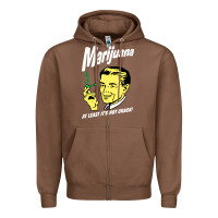 Chestnut smoking marijuana Zipper Hoodie - artisFamous