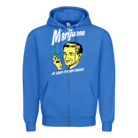 True Royal smoking marijuana Zipper Hoodie - artisFamous