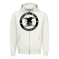 Oatmeal Heather national rifle association Zipper Hoodie - artisFamous
