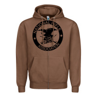 Chestnut national rifle association Zipper Hoodie - artisFamous