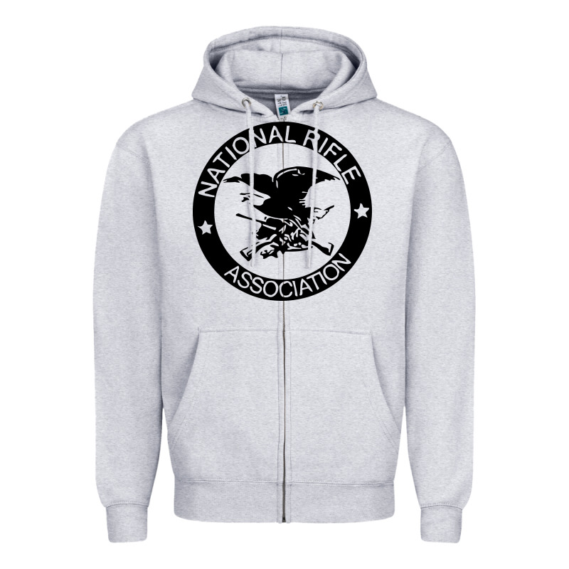 National Rifle Association Zipper Hoodie by artisFamous | Teevron