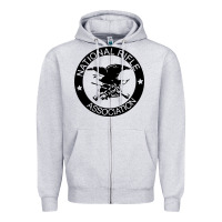 Heather Grey national rifle association Zipper Hoodie - artisFamous