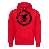 Red national rifle association Zipper Hoodie - artisFamous