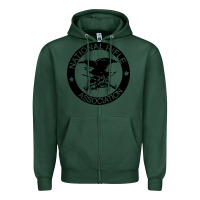 Sports Green national rifle association Zipper Hoodie - artisFamous