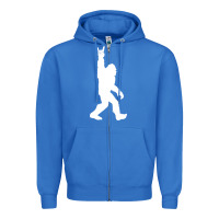 True Royal funny bigfoot rock and roll t shirt for sasquatch believers Zipper Hoodie - artisFamous