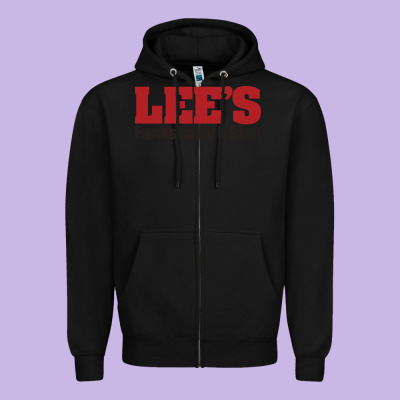 Lee's Famous Resto Zipper Hoodie Designed By Artisfamous