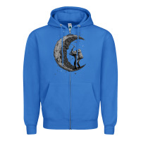 True Royal digging the moon Zipper Hoodie - artisFamous