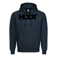 Navy The Hoot Zipper Hoodie - artisFamous