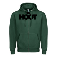 Sports Green The Hoot Zipper Hoodie - artisFamous