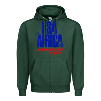 Sports Green USA Zipper Hoodie - artisFamous