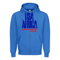 True Royal USA Zipper Hoodie - artisFamous