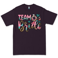 Plum team bride Premium Tee - OliviaCreatesArt