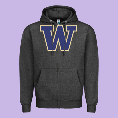 Washington Zipper Hoodie Designed By Artisfamous