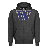 Charcoal Heather washington Zipper Hoodie - artisFamous