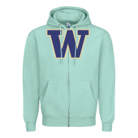 Seafoam washington Zipper Hoodie - artisFamous