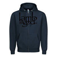 Navy Best Lamb Of God music Zipper Hoodie - artisFamous