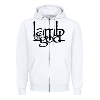 White Best Lamb Of God music Zipper Hoodie - artisFamous