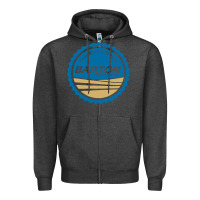 Charcoal Heather Barton Community College Zipper Hoodie - artisFamous