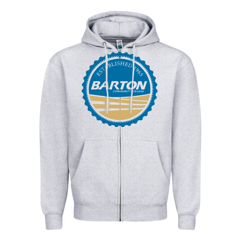 Barton Community College Zipper Hoodie by artisFamous | Teevron