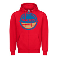 Red Barton Community College Zipper Hoodie - artisFamous