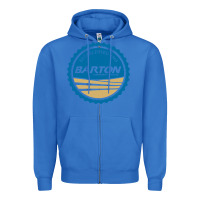True Royal Barton Community College Zipper Hoodie - artisFamous
