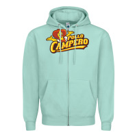 Seafoam Pollo camp Resto Zipper Hoodie - artisFamous