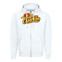 White Pollo camp Resto Zipper Hoodie - artisFamous