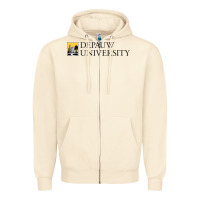Sandshell Depauw College Zipper Hoodie - artisFamous