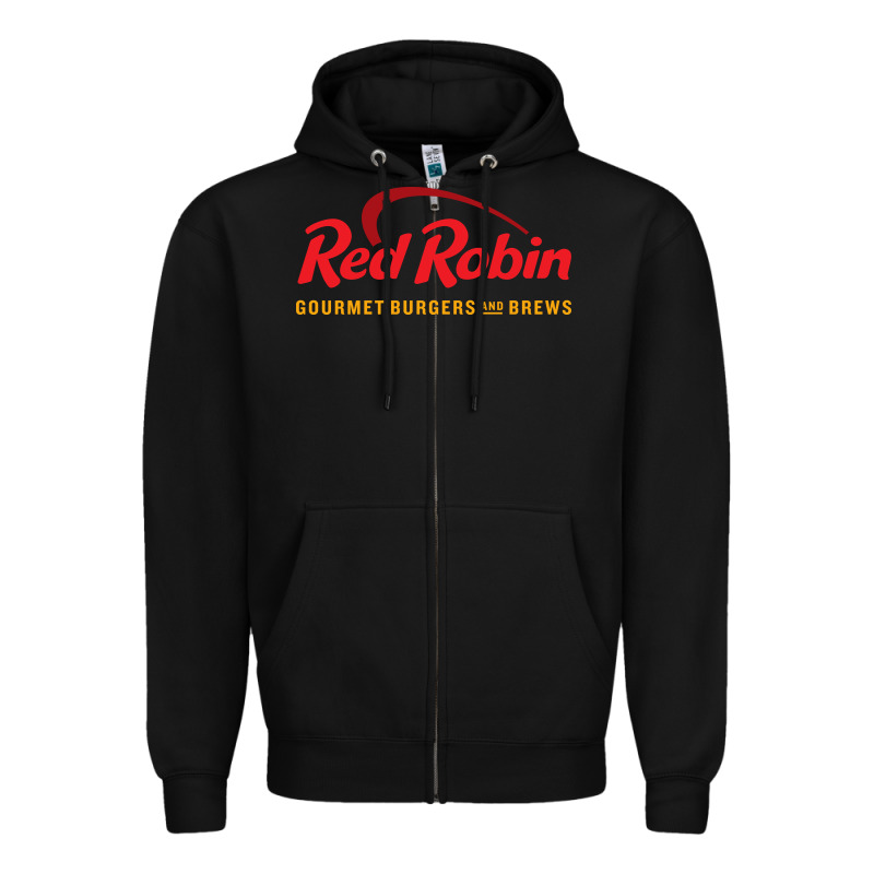 Resto Red Robin Zipper Hoodie by artisFamous | Teevron