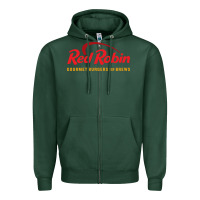 Sports Green Resto Red Robin Zipper Hoodie - artisFamous