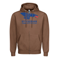 Chestnut Hutchinson Community College Zipper Hoodie - artisFamous