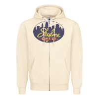 Sandshell Skyline Chili Resto Zipper Hoodie - artisFamous