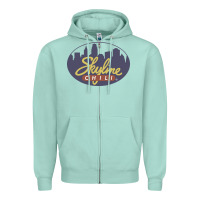 Seafoam Skyline Chili Resto Zipper Hoodie - artisFamous