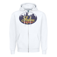 White Skyline Chili Resto Zipper Hoodie - artisFamous