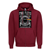 Burgundy floyd Zipper Hoodie - artisFamous