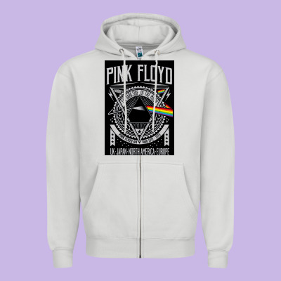 Floyd Zipper Hoodie Designed By Artisfamous