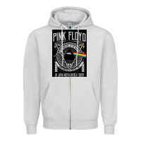 Dove Grey floyd Zipper Hoodie - artisFamous