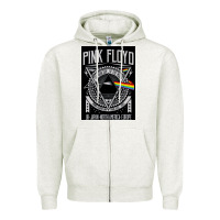 Oatmeal Heather floyd Zipper Hoodie - artisFamous