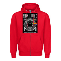 Red floyd Zipper Hoodie - artisFamous