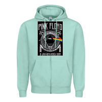 Seafoam floyd Zipper Hoodie - artisFamous