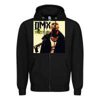 Black dmx Zipper Hoodie - artisFamous
