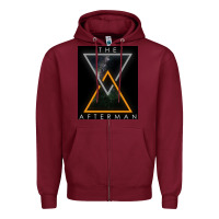 Burgundy coheed and cambria Zipper Hoodie - artisFamous