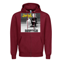 Burgundy rowyco Zipper Hoodie - artisFamous