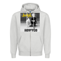 Dove Grey rowyco Zipper Hoodie - artisFamous