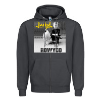 Smoke rowyco Zipper Hoodie - artisFamous