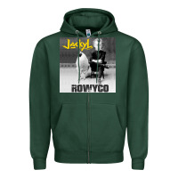 Sports Green rowyco Zipper Hoodie - artisFamous