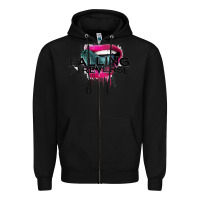 Black falling in reverse ban drock Zipper Hoodie - artisFamous