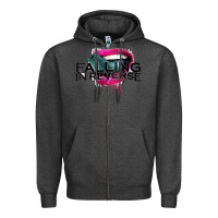 Charcoal Heather falling in reverse ban drock Zipper Hoodie - artisFamous