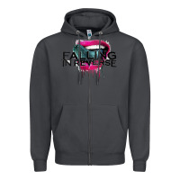 Smoke falling in reverse ban drock Zipper Hoodie - artisFamous