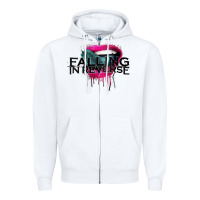 White falling in reverse ban drock Zipper Hoodie - artisFamous